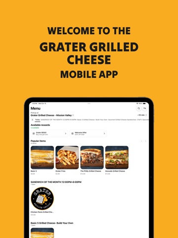 Grater Grilled Cheese iPad screenshot