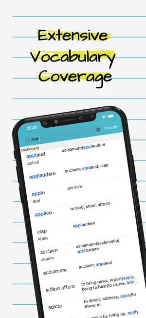 Latin English Dictionary Pro screenshot 1