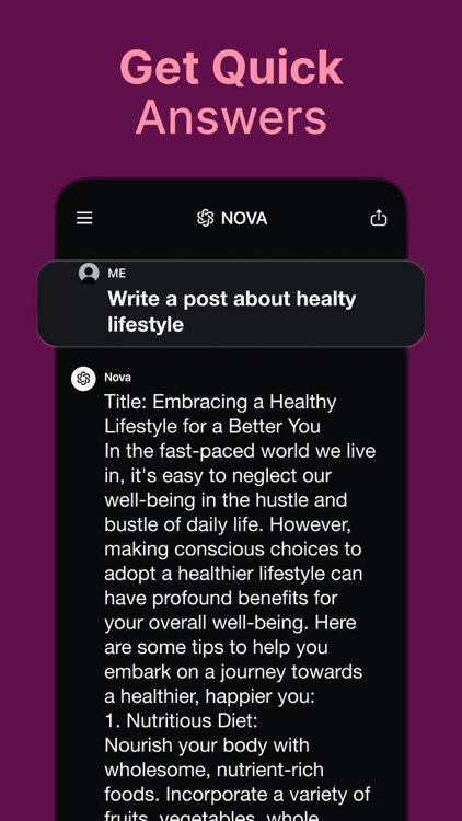 AI Chatbot - Nova screenshot-7