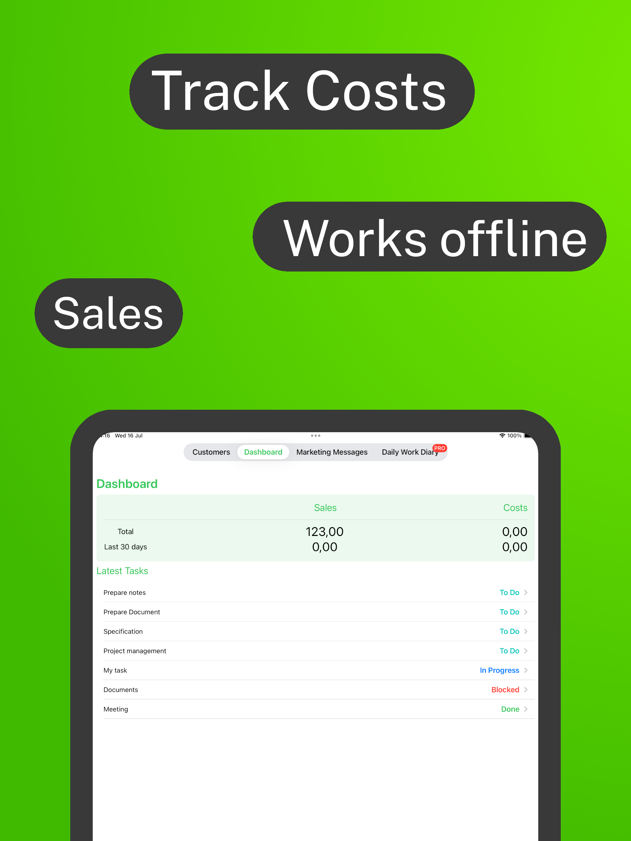 Customer List: Client Records