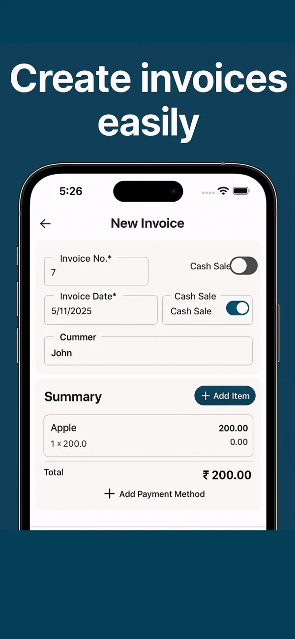 Screenshot #2 pour Ledgerflow Invoice Accounting