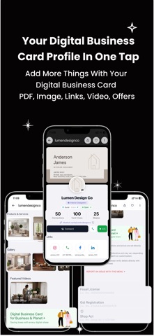 Bluetick Digital Business Card Screenshot 2