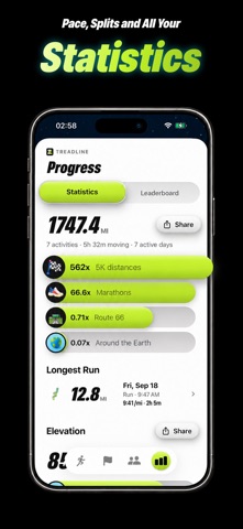 Treadline: Run with Friends Screenshot 3 of 8