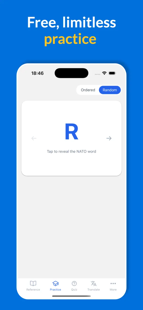 Screenshot #2 pour NATO Alphabet Trainer