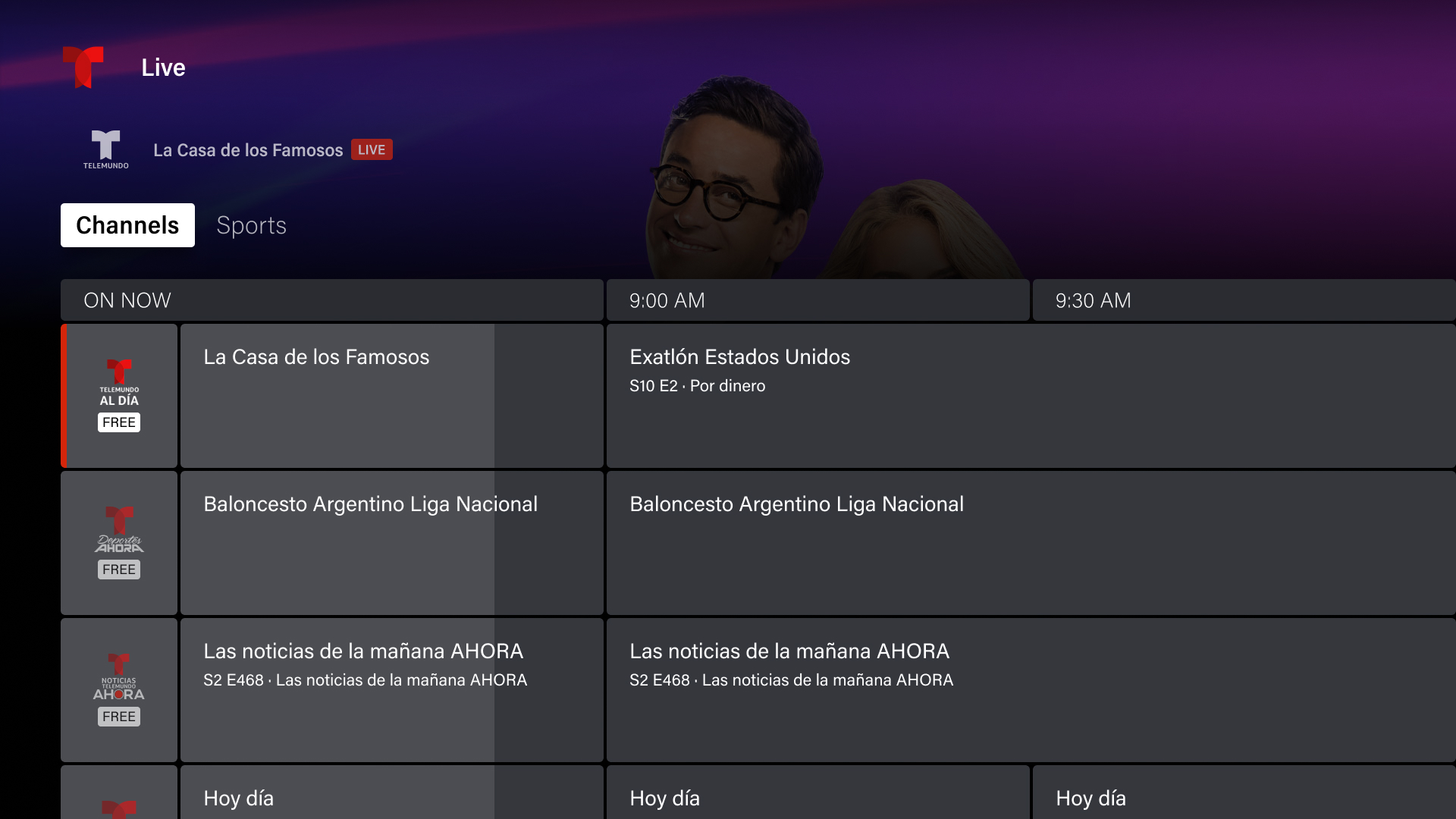 Telemundo: Series y TV en vivo