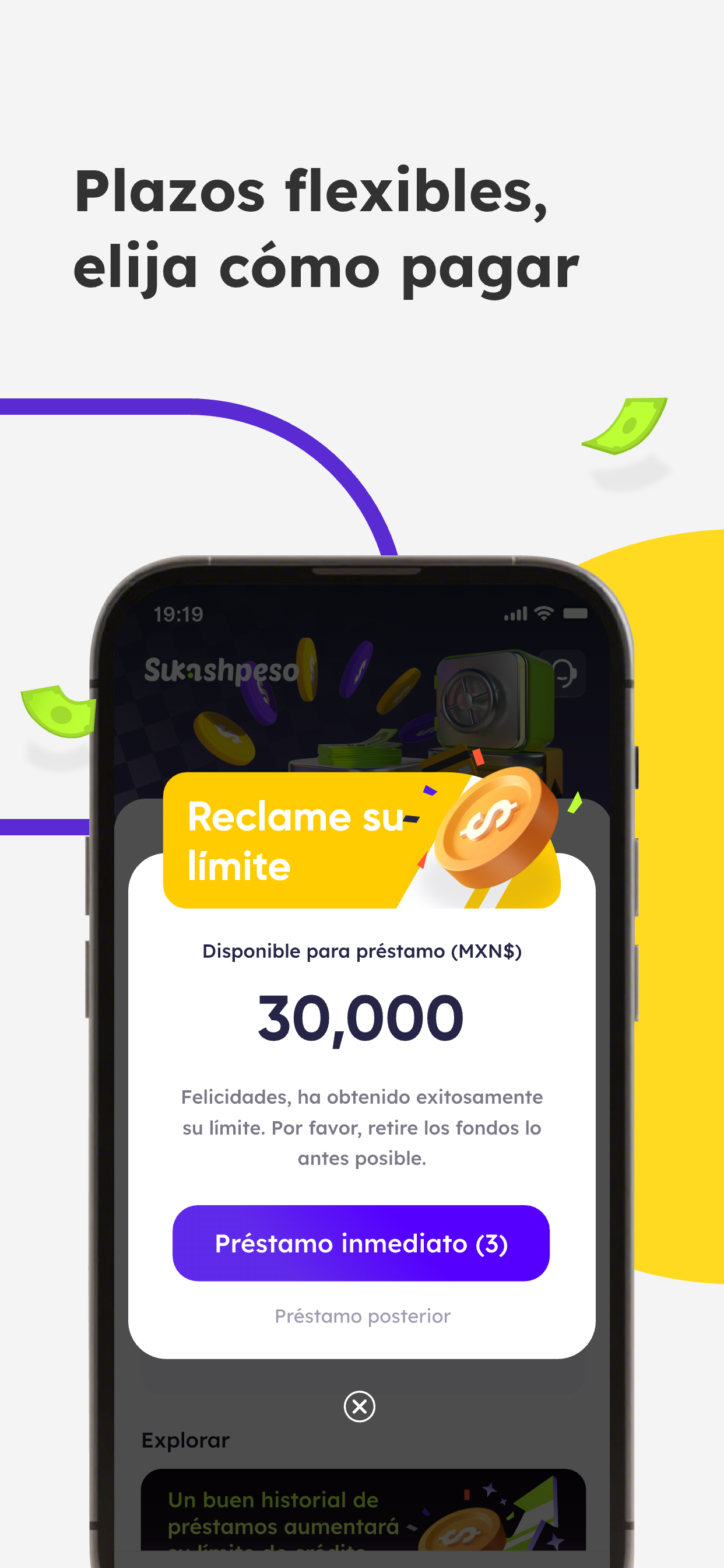 Sukashpeso: Préstamo fácil