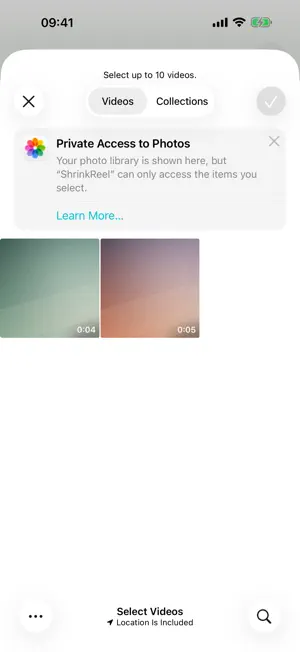 ShrinkReel: Video Compressor screenshot 2