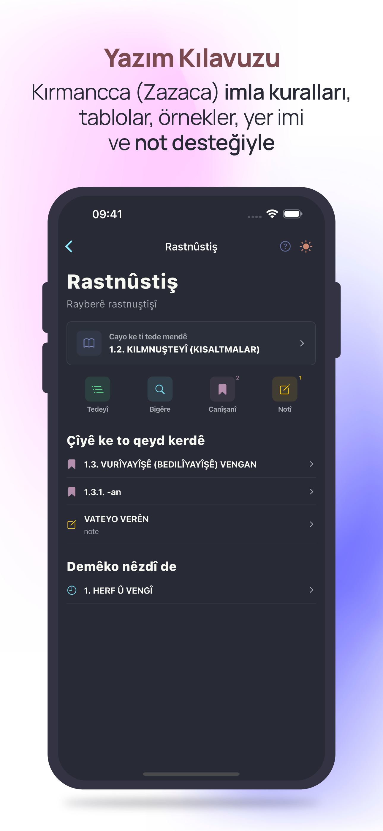 Vate – Zazaca Sözlük screenshot 5