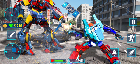 Transform Robot 3D Robot fight screenshot 1