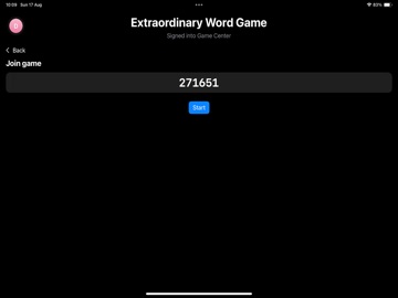 Extraordinary iPad screenshot