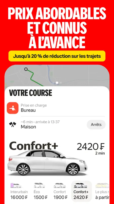 Yango: taxi, repas, livraison screenshot 3 of 6