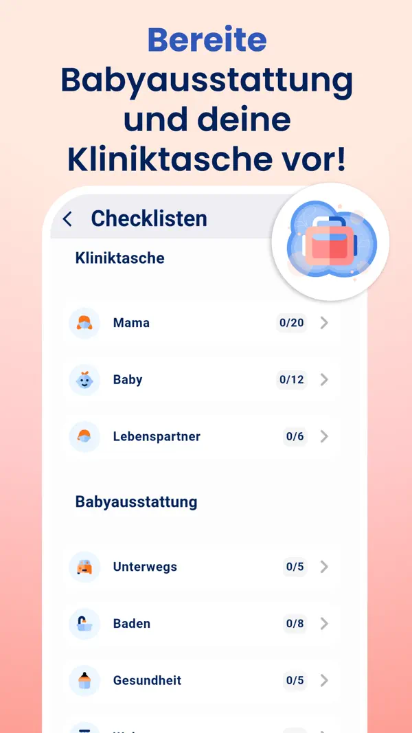 HiMommy: Schwanger & Periode iPhone App Screenshot 7 – Medizin