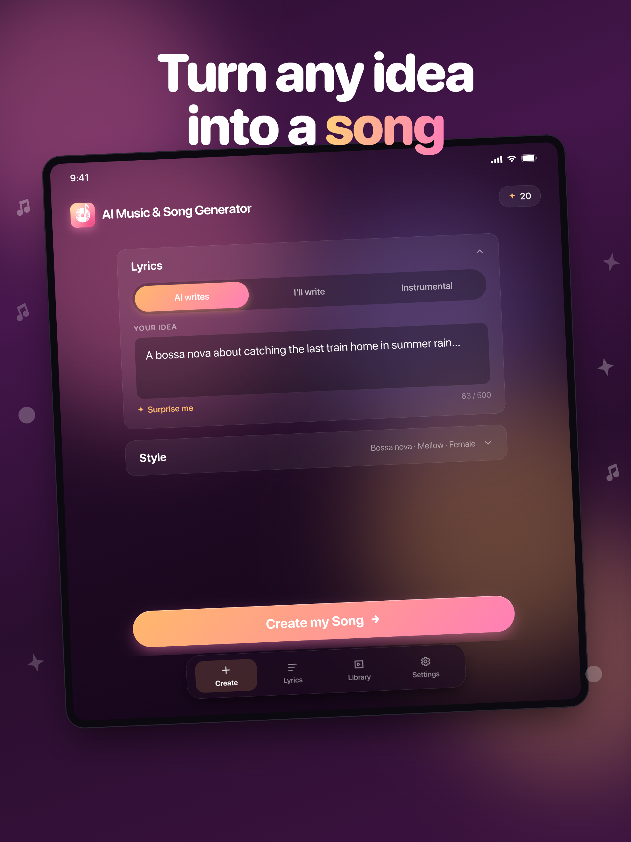 AI Music · Song Generator screenshot 10
