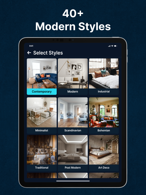 AI Home Design – Interior AI iPad screenshot 5 - Graphics & Design app