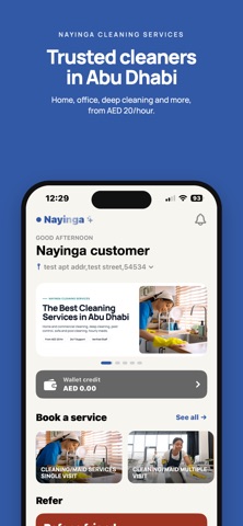 NAYINGA SERVICES. Screenshot 1 of 6