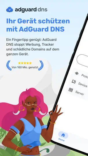 Screenshot von AdGuard DNS auf dem iPhone 1