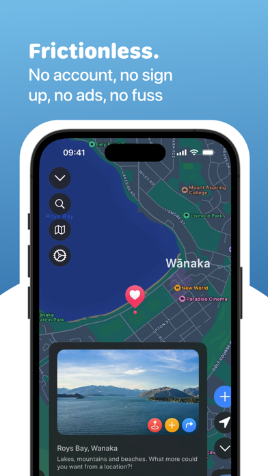 Fishing Spots: Location Map Screenshot