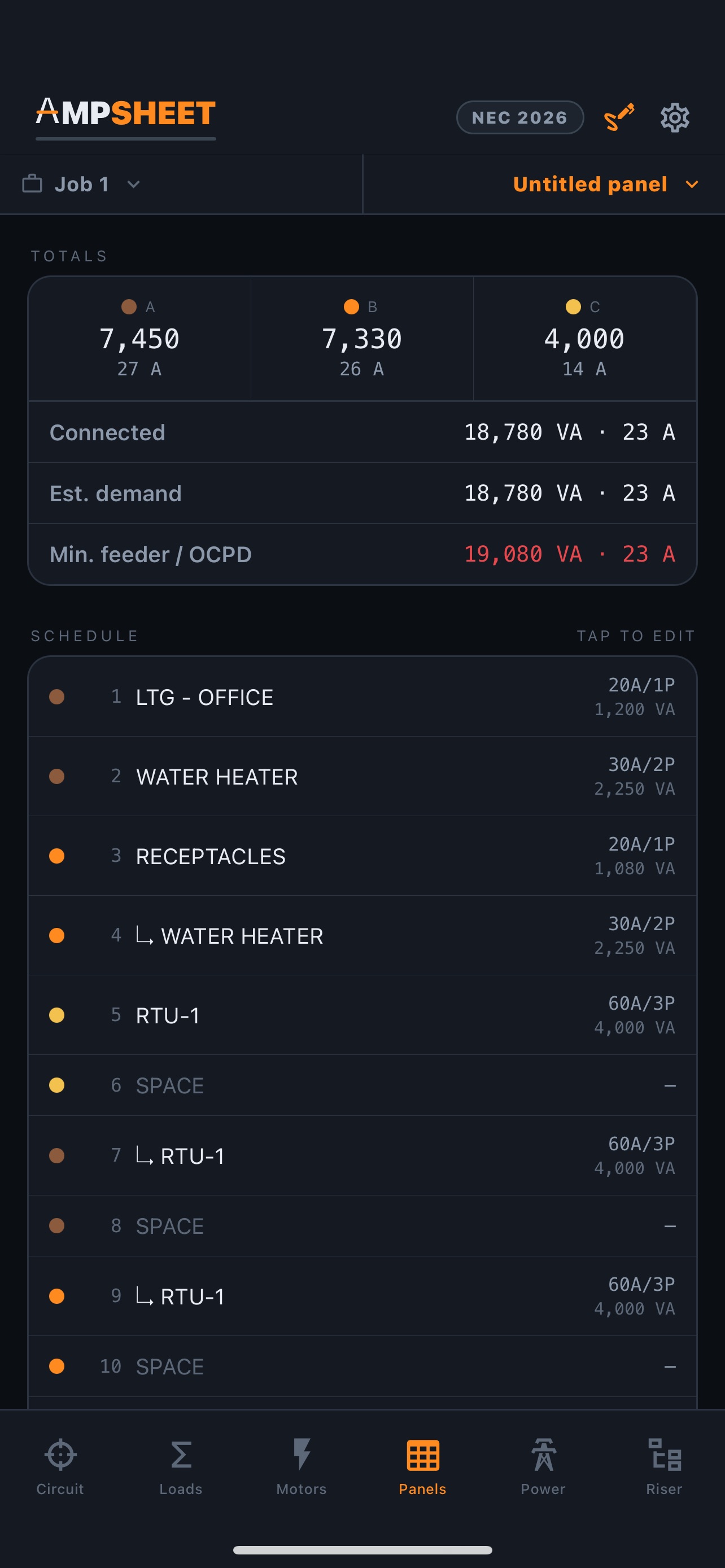 Screenshot 5 of Ampsheet
