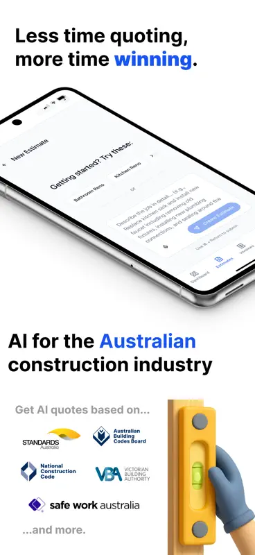 Sammy AI Estimator for Tradies screenshot 1 of 4