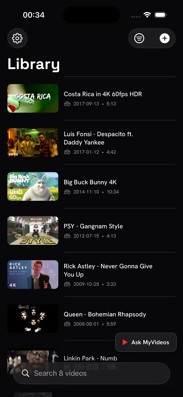 Screenshot #1 pour MyVideos.uk