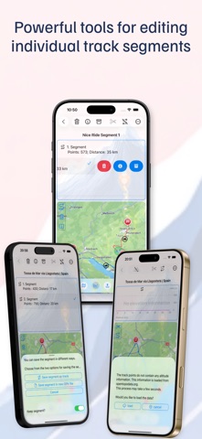 GPX Editor Pro iPhone screenshot