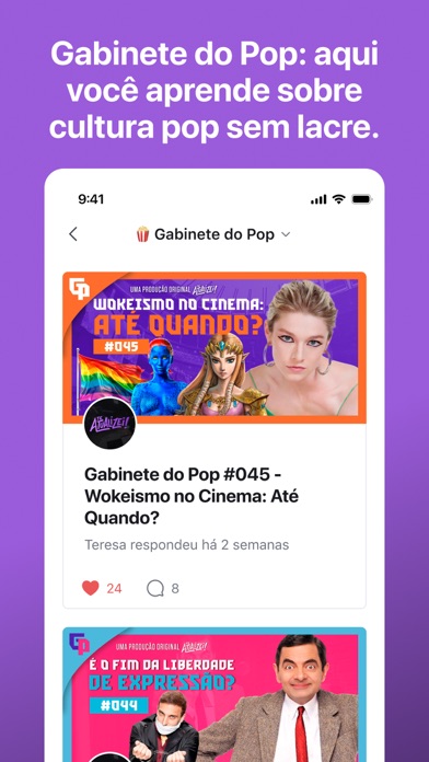 Te Atualizei iPhone screenshot 6 - Entertainment app