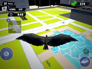 Wild Crow Bird Simulator iPad screenshot