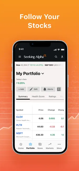 Seeking Alpha: News & Analysis screenshot 1