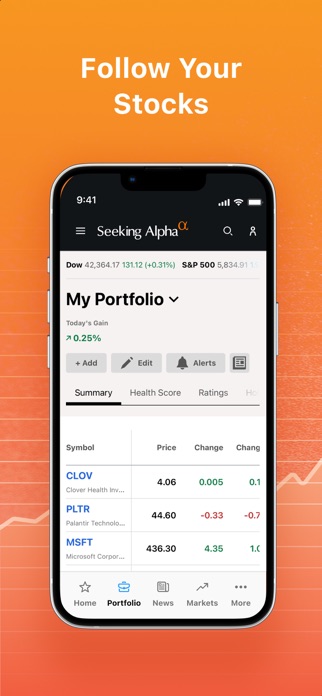 Seeking Alpha: News & Analysis Screenshot 1 of 9