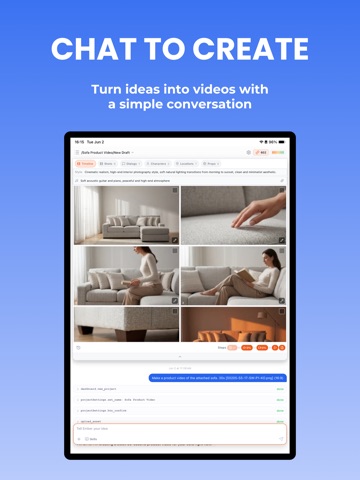 Genra AI - AI Video Agent iPad screenshot