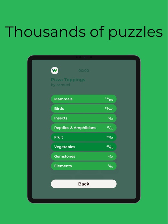 Word Salad: a daily puzzle iPad screenshot 6 - Games app