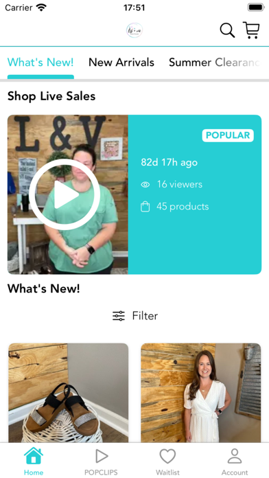 Liz + Vic Boutique Screenshot