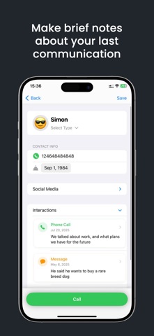 KITouch: Keep in Touch screenshot