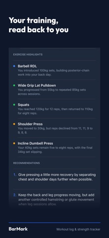 BarMark: Gym Workout Log Screenshot 6 of 6