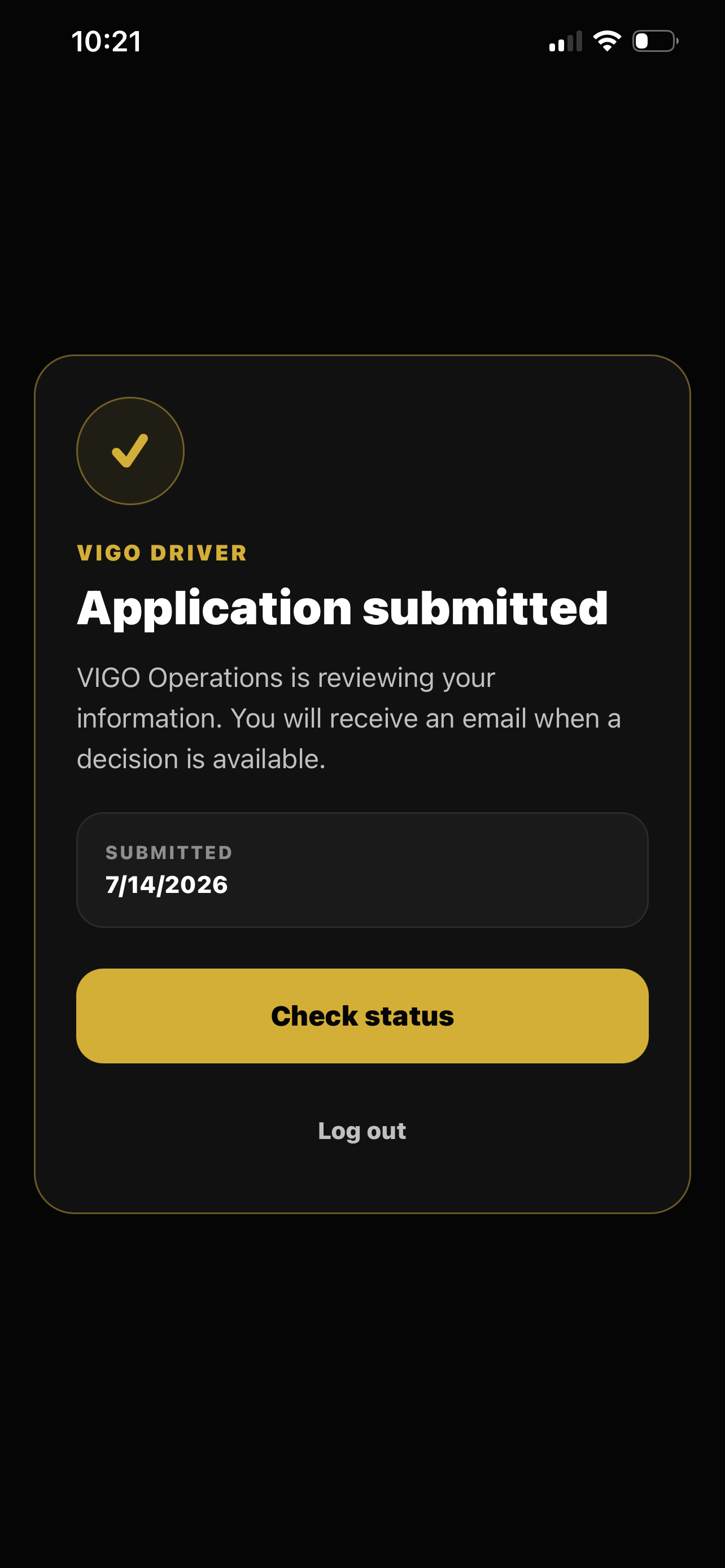 VIGO Driver Pro screenshot 4