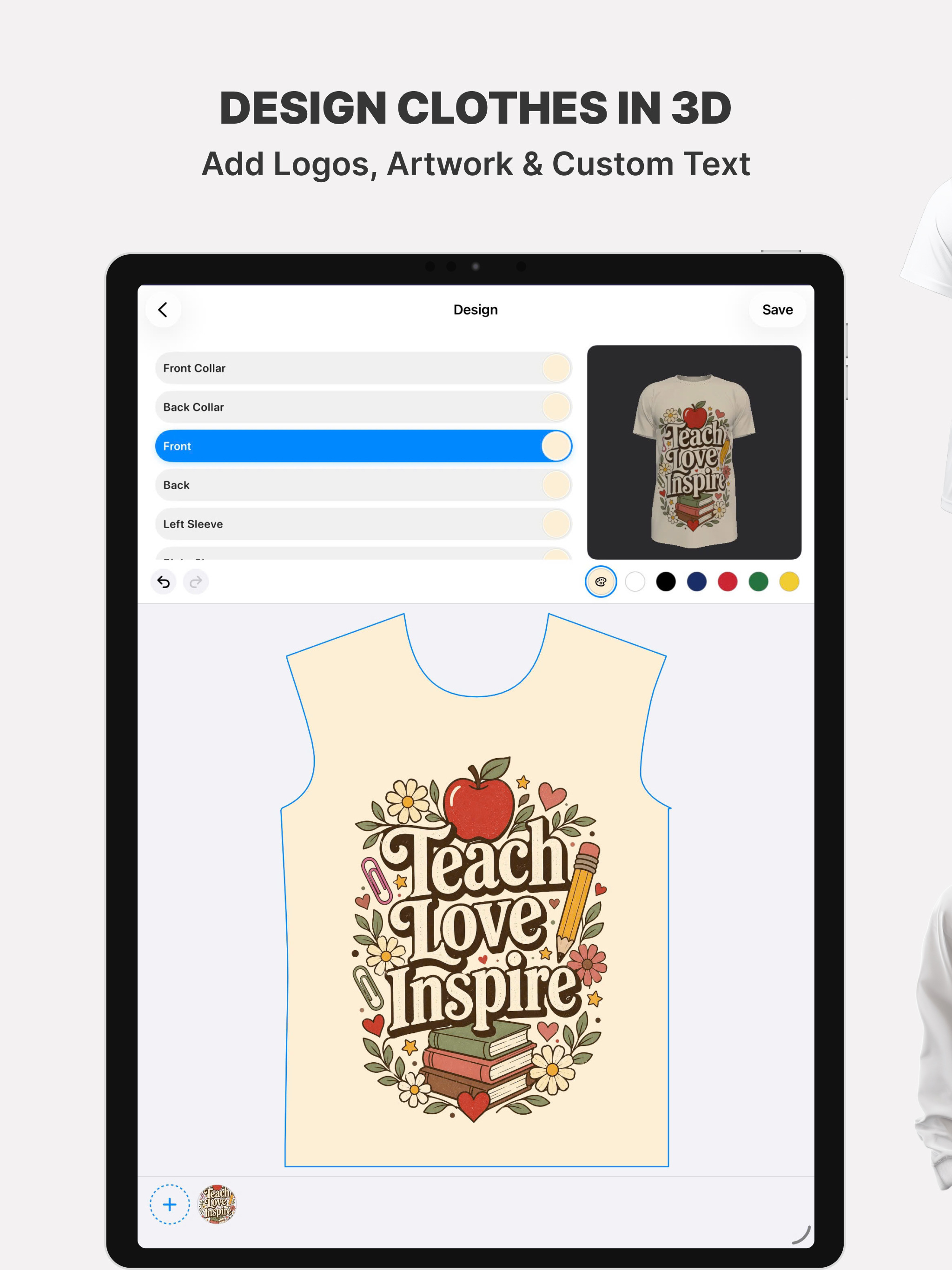 3D Mockups: Clothes Designer screenshot 8