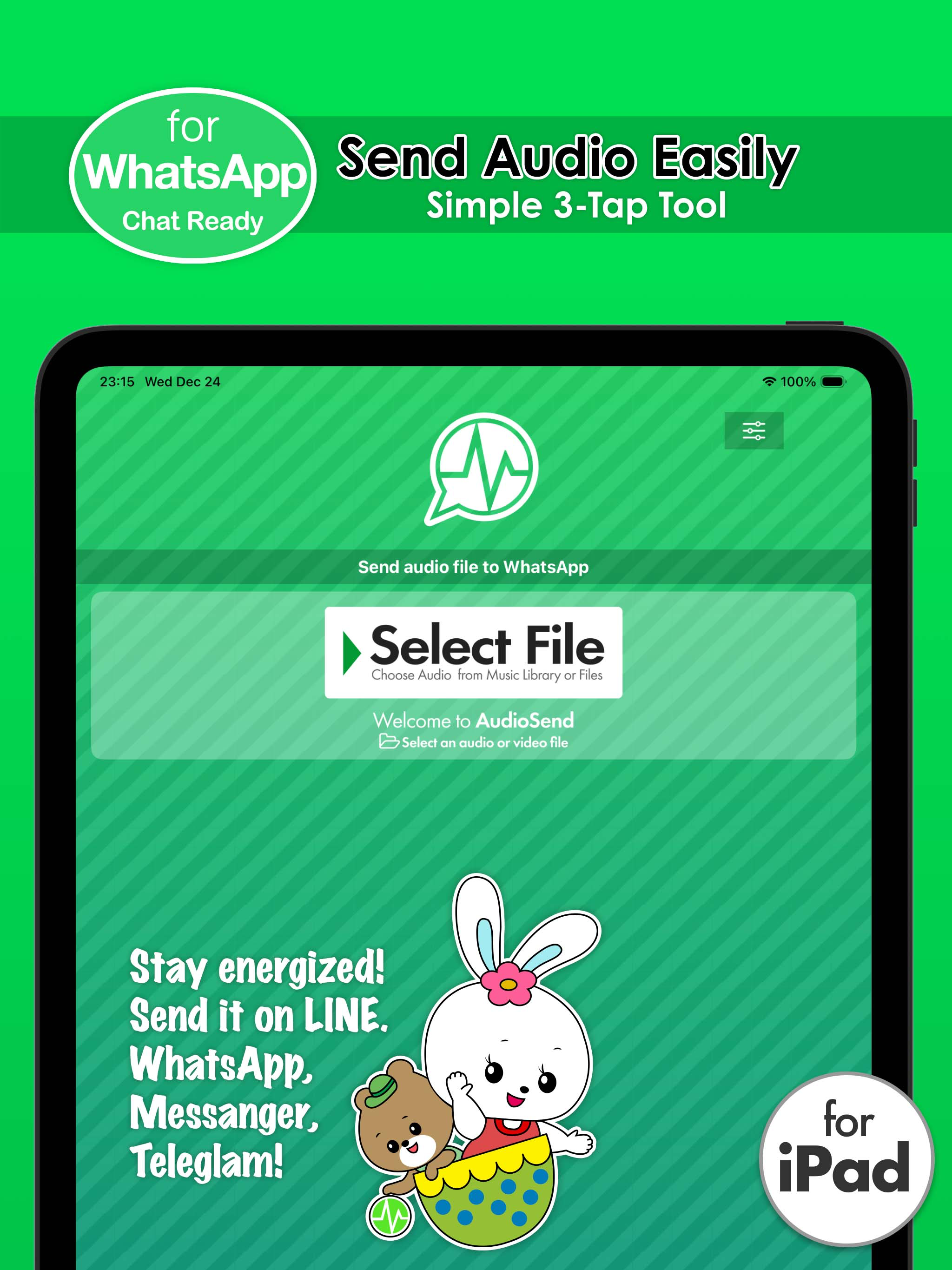 Audio Send for WhatsApp