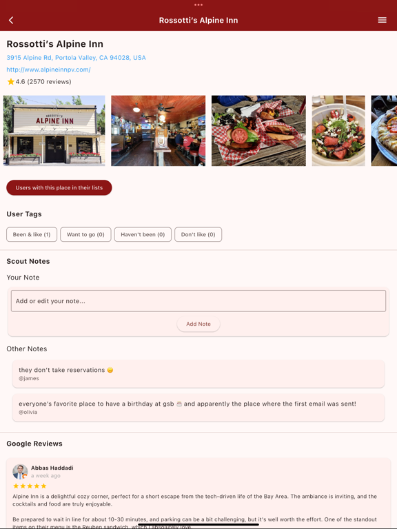 Scout: People, Places, Plans iPad screenshot 4 - Social Networking app