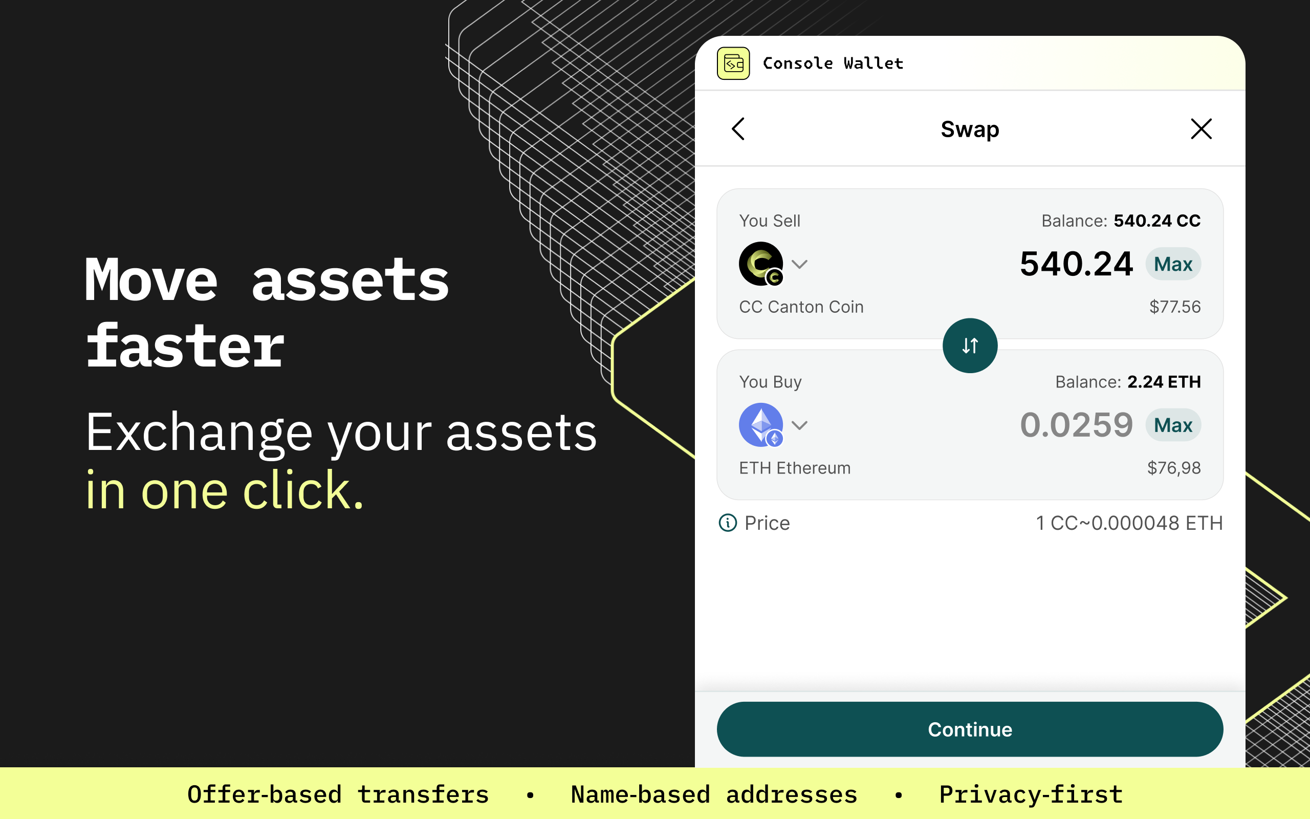 Console Wallet screenshot 29