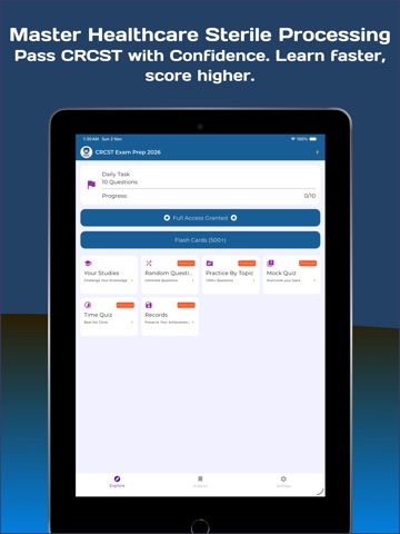CRCST Exam Prep 2027 iPad screenshot