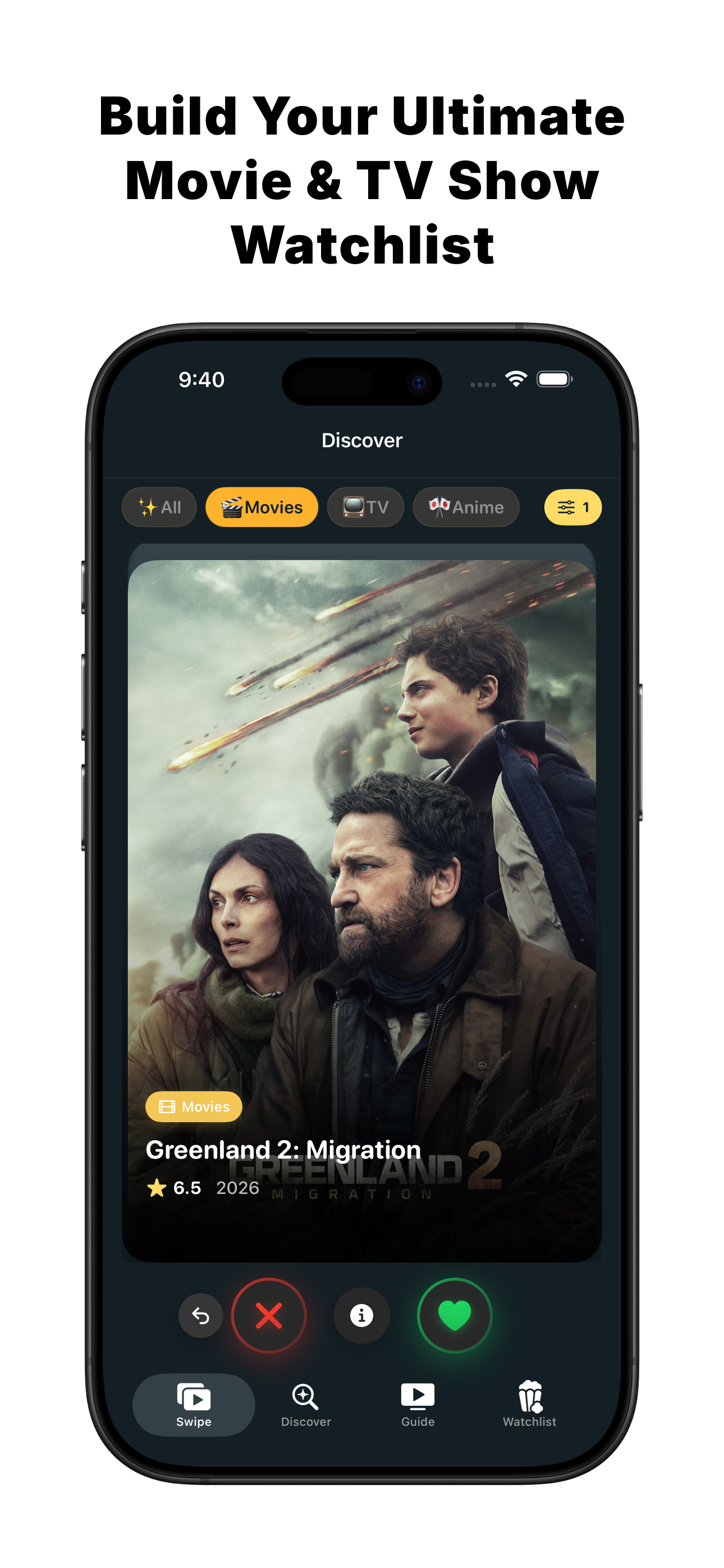 CueUp - Find Movies & Shows
