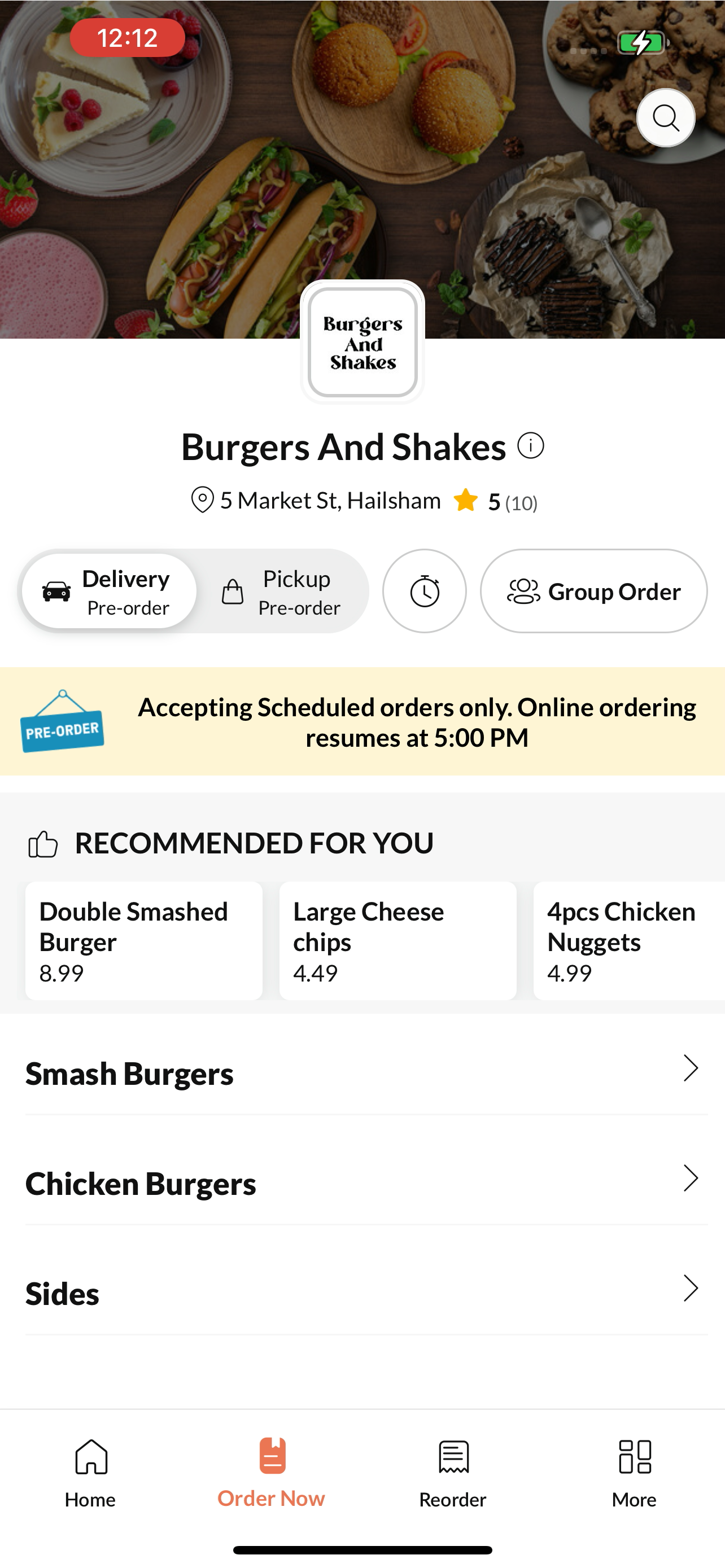 Burgers And Shakes screenshot 2