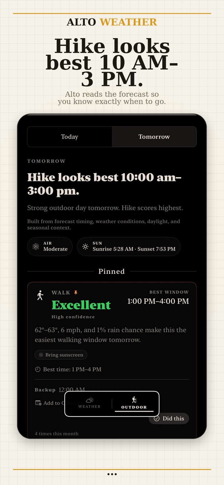 Alto Weather iphone screenshot 4