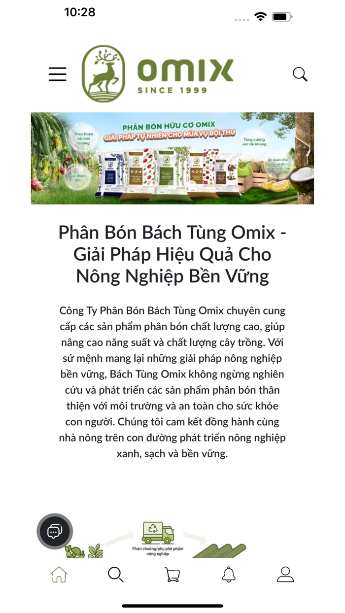 Phân Bón Hữu Cơ Omix