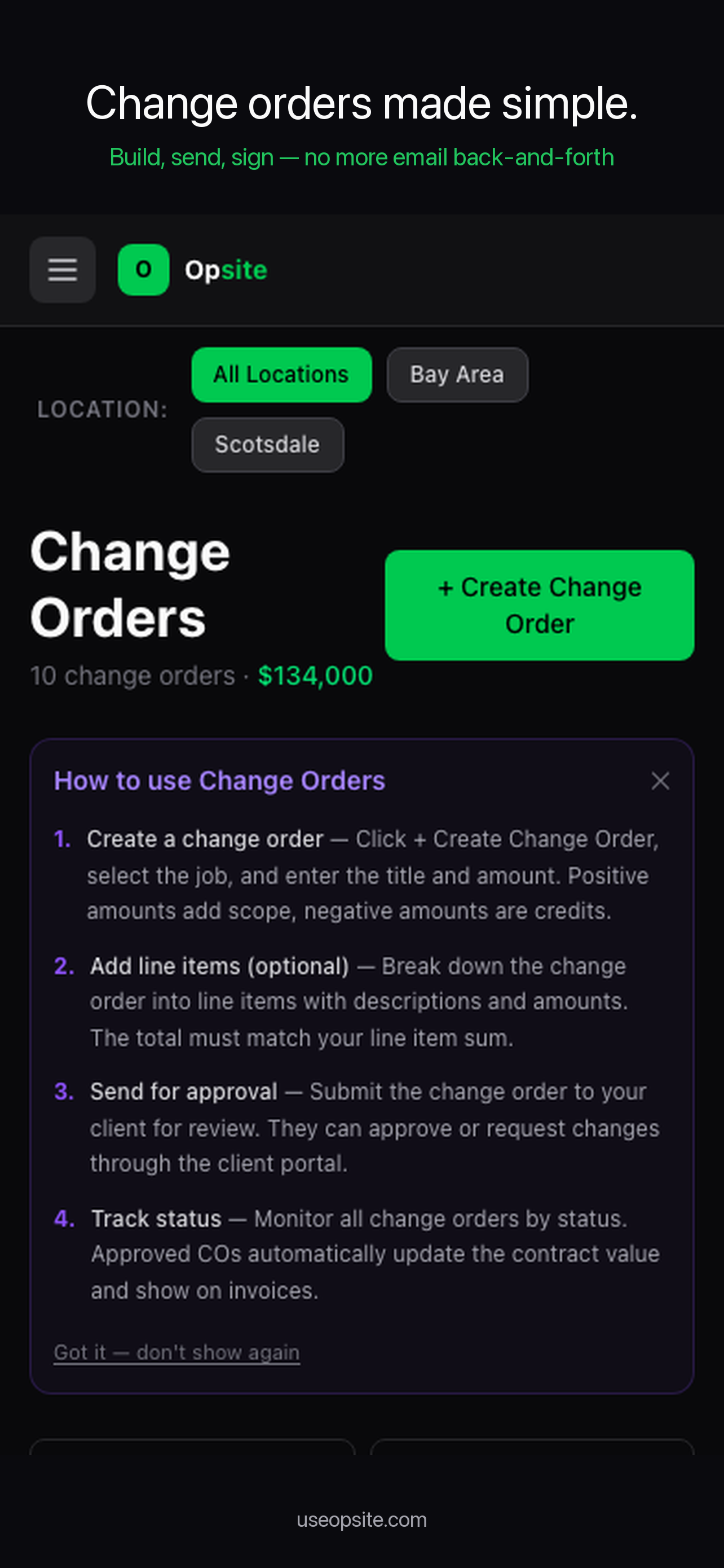Opsite screenshot 5
