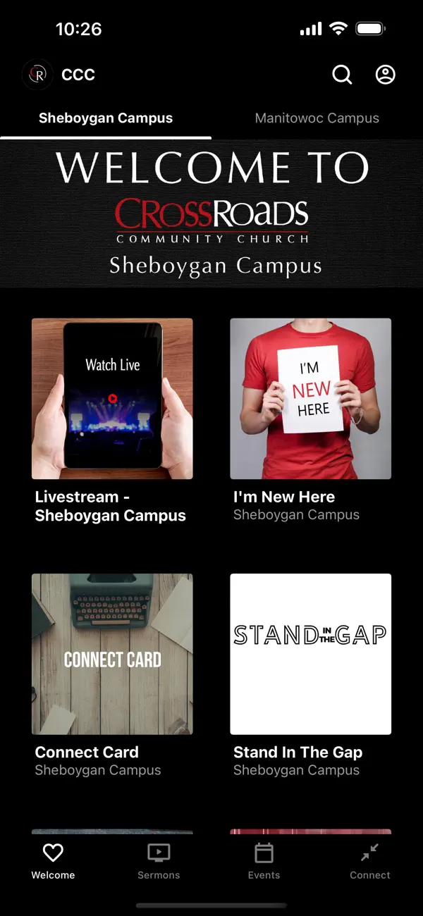 Screenshot #1 pour Crossroads Community Church WI