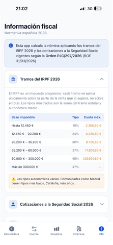 CALCULADORA SALARIO Screenshot 8 of 9