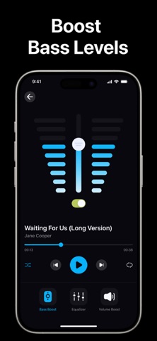 Bass Booster and Volume Boost iPhone screenshot