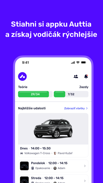 Auttia - Plánuj si jazdy Screenshot