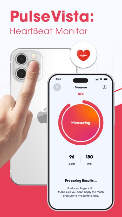 PulseVista: HeartBeat Monitor Screenshot